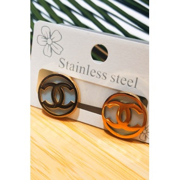 Monalisa Home Çelik Figürlü Lüks Küpe