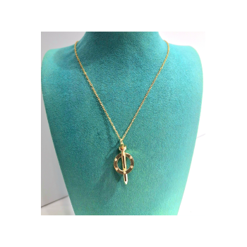 Monalisa Home  Lüks Figürlü Gösterişli  Kararmaz Çelik Kolye