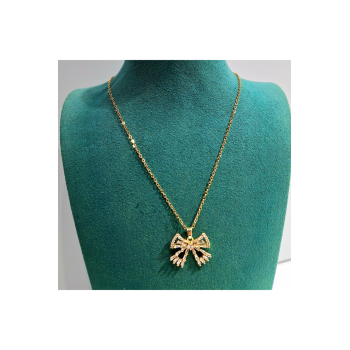 Monalisa Home  Lüks Figürlü Gösterişli  Kararmaz Çelik Kolye