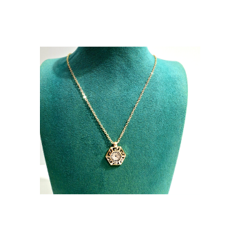 Monalisa Home  Lüks Figürlü Gösterişli  Kararmaz Çelik Kolye