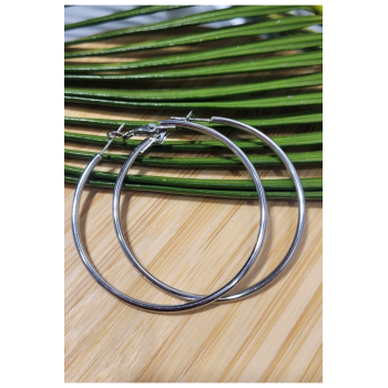 Monalisa Home  Çelik Kararmaz Lüks Halka Küpe