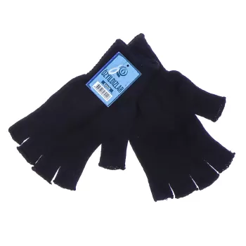 Monalisa Home Siyah Yün  Kesik Eldiven