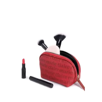 Monalisa Home M.Claire Kırmızı Lüks Makyaj Çantası