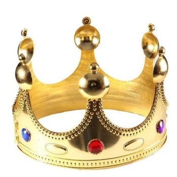 Monalisa Home Kral Taçı Sarı Yaldızlı Taç  17cm