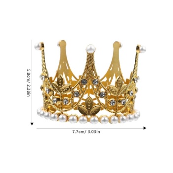 Monalisa Home Metal Pasta Tacı Gold 7cm