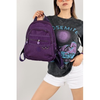 Monalisa Home Figürlü  Mor Renk Okul Çantası