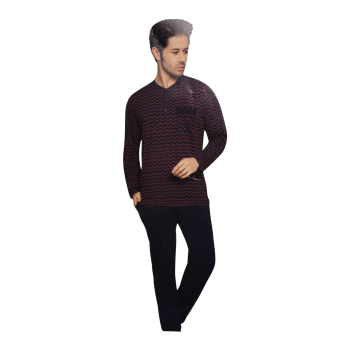 Lacivert Erkek Pijama Takımı XXL  Beden