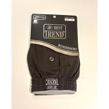 Monalisa Home Lastikli  Düğmeli Koyu Gri Renk M Beden Boxershort