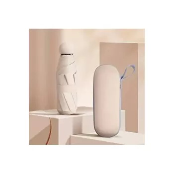 Monalisa Home  Krem Renk Katlanır Çanta İçi Lüks Şemsiye