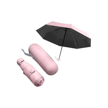 Monalisa Home  Pembe Renk Katlanır Çanta İçi Lüks Şemsiye