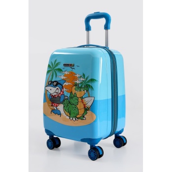 Monalisa Home Lİsanslı Lüks Renkli Figürlü Çocuk Valizi