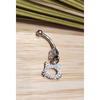 Monalisa Home Siyah Renk Lüks Figürlü Gösterişli Göbek Pirsing