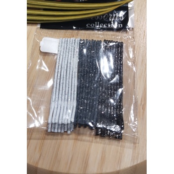 Monalisa Home 20li Lüks Siyah Tel Toka