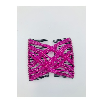 Renkli Boncuklu Esnek Geçirmeli Abiyelik Saç Süsü