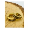 Gold Renk Figürlü Çelik  Küpe