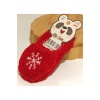 Monalisa Home 1-2 Yaş Gösterişli Yumoş Kırmızı Renk  Çocuk Patik Çorap