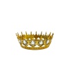 Monalisa Home Taşlı Pasta Tacı 13cm Mika Gold