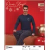 Füme Erkek Pijama Takımı M  Beden