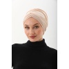 Monalisa Home  Şık 3 Bantlı Bone Krem Renkli