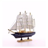 Monalisa Home 29 cm Uzunlukta Ahşap Yelkenli Maket Gemi