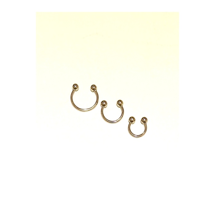 Monalisa Home 3 Adet  Gümüş Renk Lüks Boyutlu Pirsing