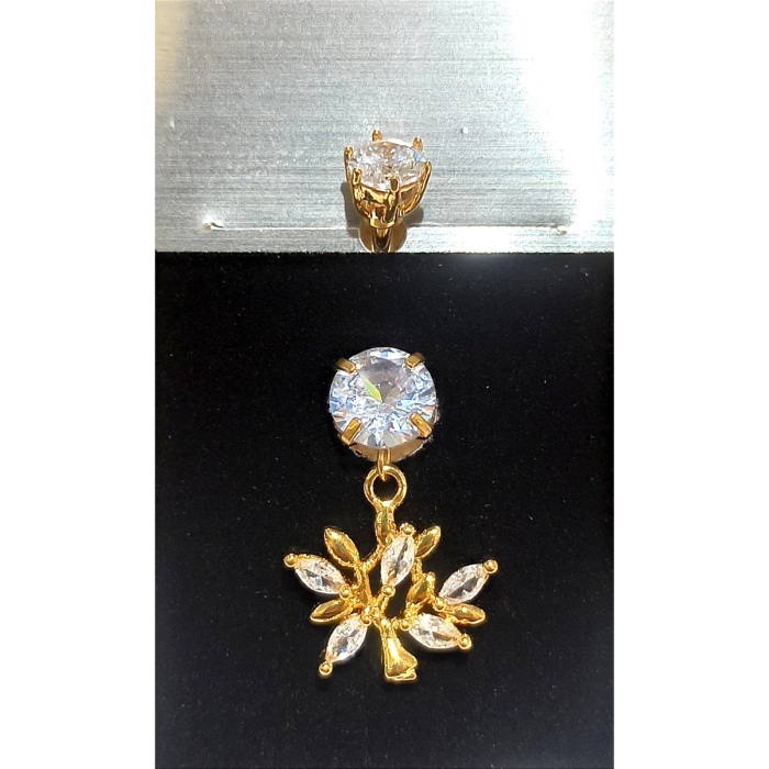 Monalisa Home Gold Renk Lüks Figürlü Gösterişli Göbek Pirsing