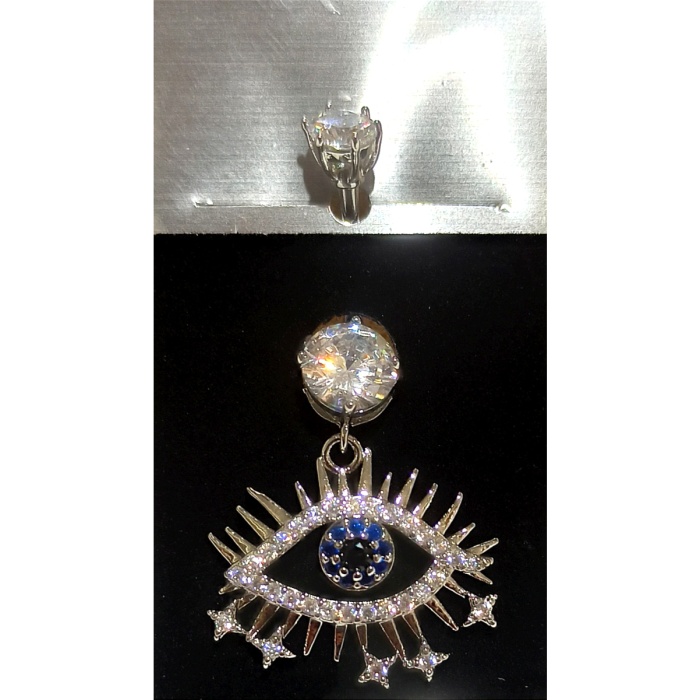 Monalisa Home Gümüş Renk Lüks Figürlü Gösterişli Göbek Pirsing