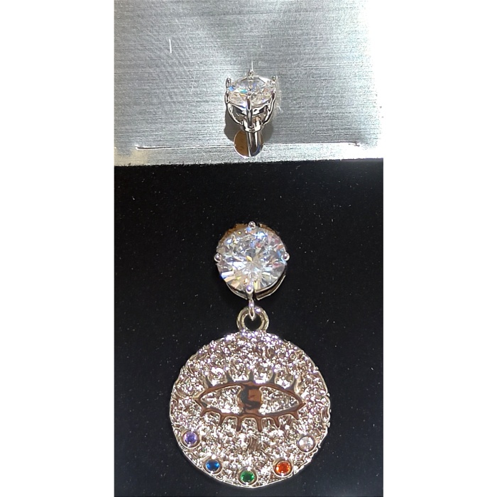 Monalisa Home Gümüş Renk Lüks Figürlü Gösterişli Göbek Pirsing