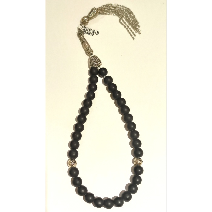 Monalisa Home Siyah Renk Lüks Gösterişli Mat Tesbih