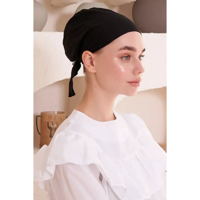 Monalisa Home Siyah Renk Likralı Gösterişli Lüks Bone