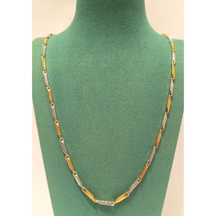 Monalisa Home Lüks Gösterişli Parlak Zincir Çelik Erkek Kolye