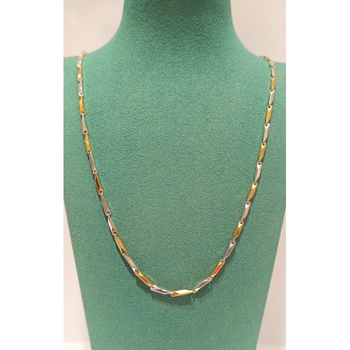 Monalisa Home Lüks Gösterişli Parlak Zincir Çelik Erkek Kolye