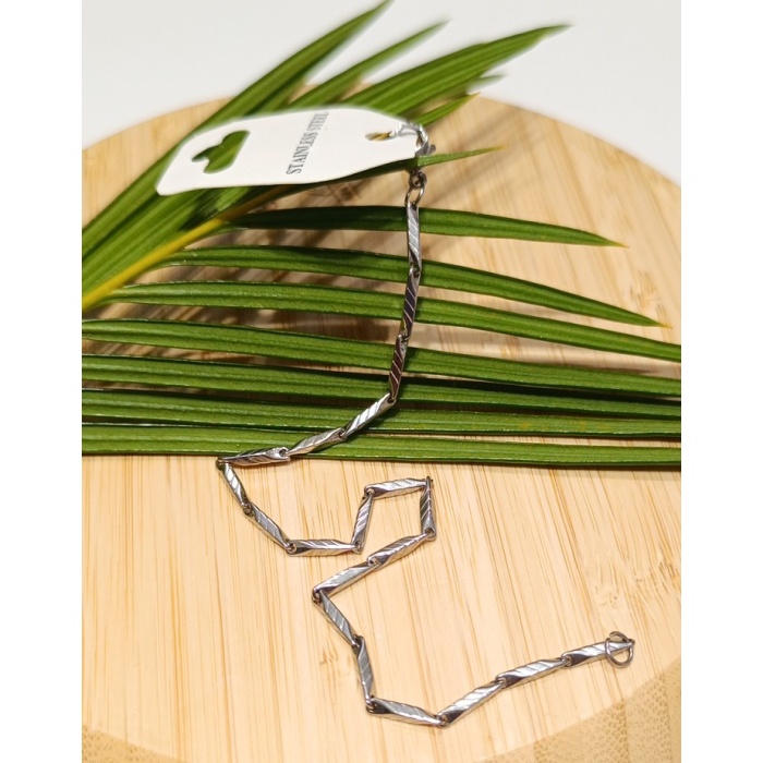 Monalisa Home Lüks Gösterişli Parlak Zincir Çelik Erkek Bileklik