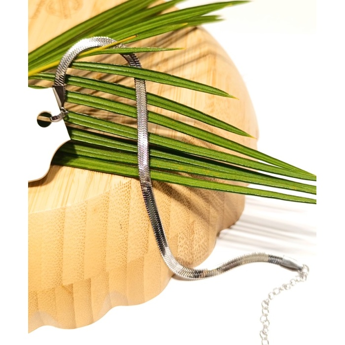 Monalisa Home Lüks Gösterişli Parlak Zincir Çelik Erkek Bileklik