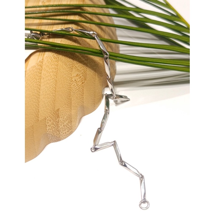 Monalisa Home Lüks Gösterişli Parlak Zincir Çelik Erkek Bileklik