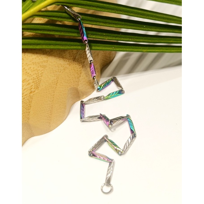 Monalisa Home Lüks Gösterişli Parlak Zincir Çelik Erkek Bileklik