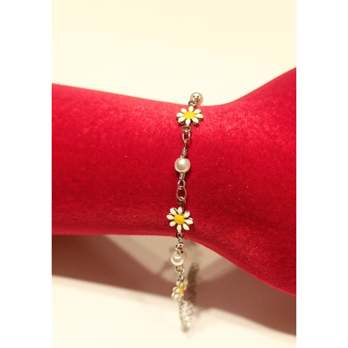 Monalisa Home Çelik Papatya Bileklik