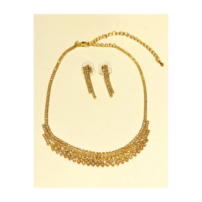 Monalisa Home Lüks Kolye Küpe Seti