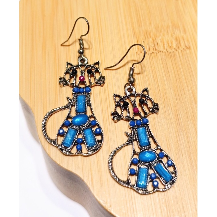 Monalisa Home Lüks Renkli Figürlü Otantik Küpe