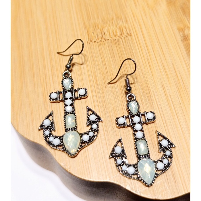 Monalisa Home Lüks Renkli Figürlü Otantik Küpe