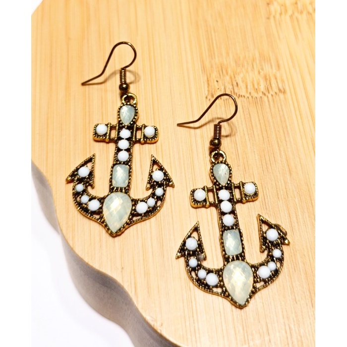 Monalisa Home Lüks Renkli Figürlü Otantik Küpe