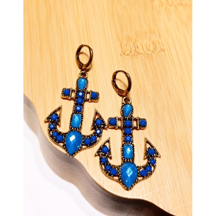 Monalisa Home Lüks Renkli Figürlü Otantik Küpe