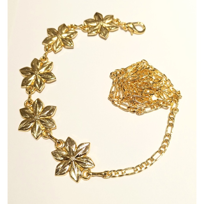 Monalisa Home Sarı Renk Altın Görünümlü Figürlü Bel Zinciri