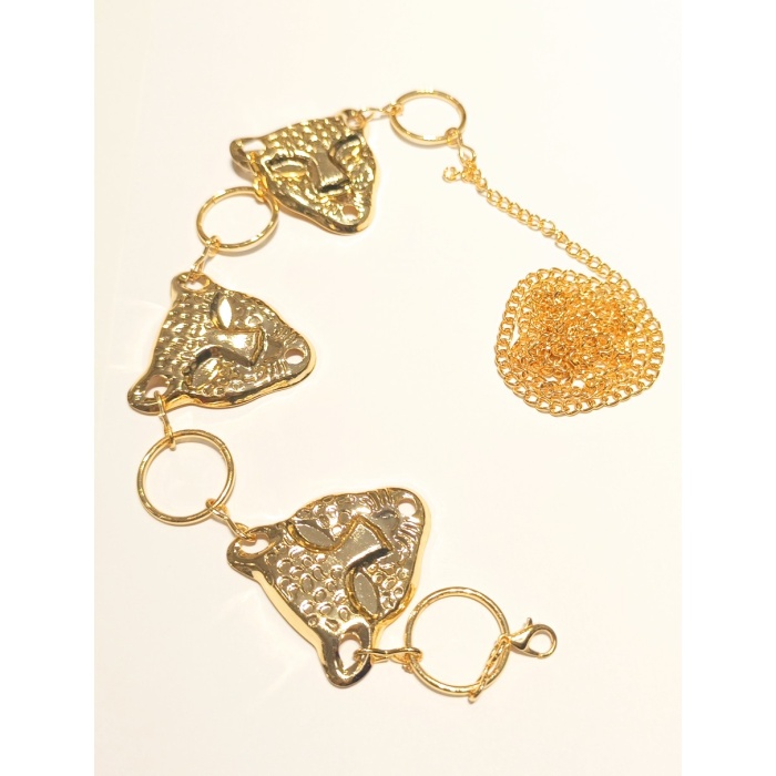 Monalisa Home Sarı Renk Altın Görünümlü Figürlü Bel Zinciri