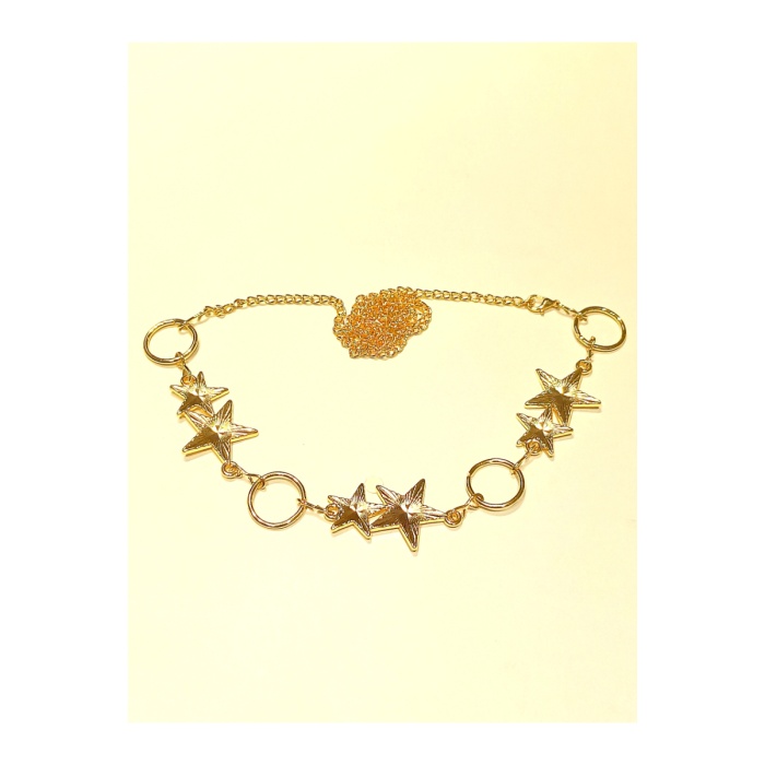 Monalisa Home Sarı Renk Altın Görünümlü Figürlü Bel Zinciri