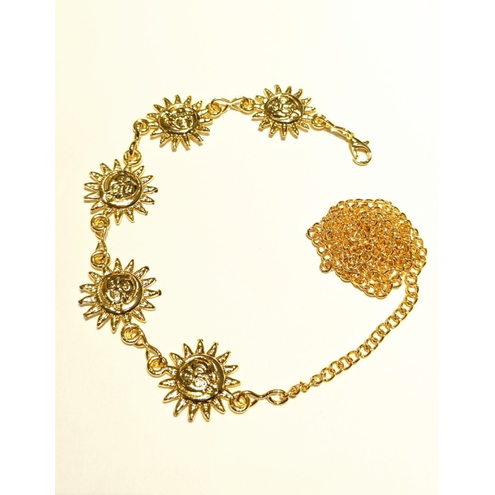 Monalisa Home Sarı Renk Altın Görünümlü Figürlü Bel Zinciri