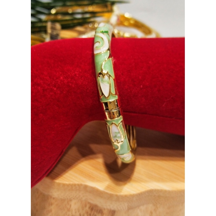 Monalisa Home Mineli Kelepçeli Sedefli Bileklik