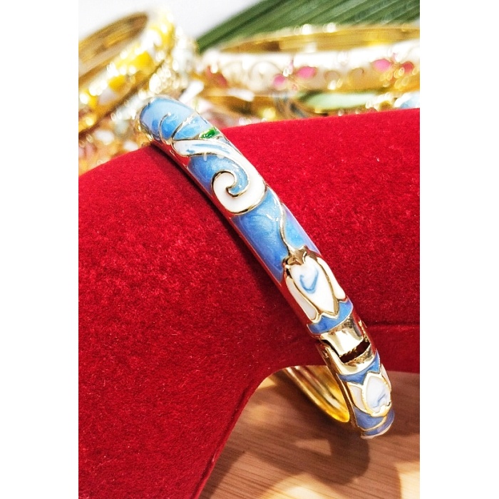 Monalisa Home Mineli Kelepçeli Sedefli Bileklik