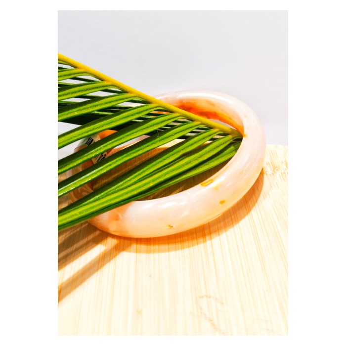 Monalisa Home Kemik Renkli Şık Mika Bileklik