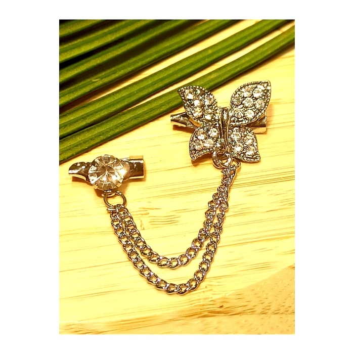 Monalisa Home Lüks Gösterişli Metal Yaka İğnesi